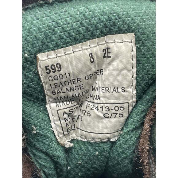 Carolina Men's 6" Broad Toe External MetGuard 599 Size 8 2E - Picture 10 of 10